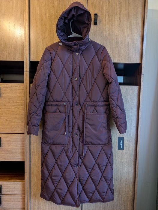 Women Kenneth Cole Coat Burgundy