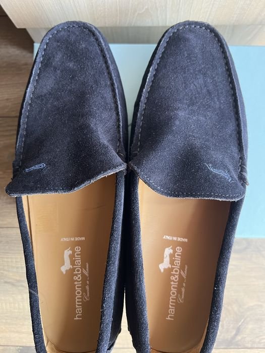 Мужской Harmont & Blaine Ботинки Тёмно-синий Замша