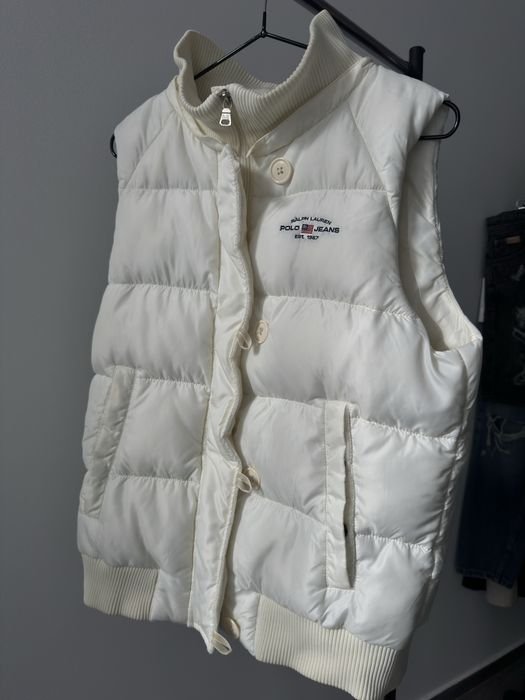 Damen Ralph Lauren Weste Weiß Anderes Material 40