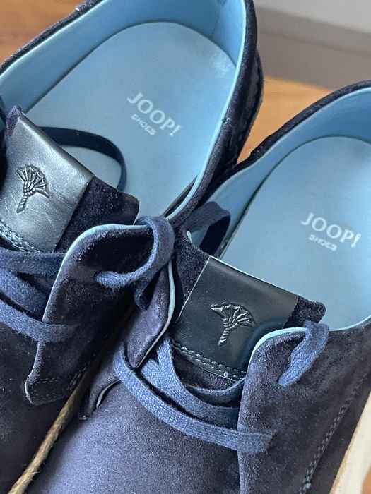 Мужские Joop Мокасины Тёмно-синий Кожа 41