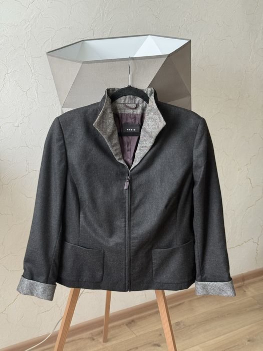 Женский Akris Пиджак Серый Шерсть М-Л