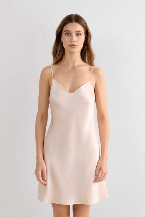 Женский Intimissimi Ночная сорочка Белый Шелк XS-S