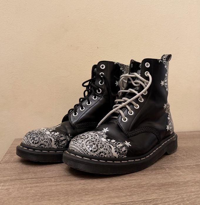 Мужской Dr. Martens Ботинки Чёрный Кожа 39