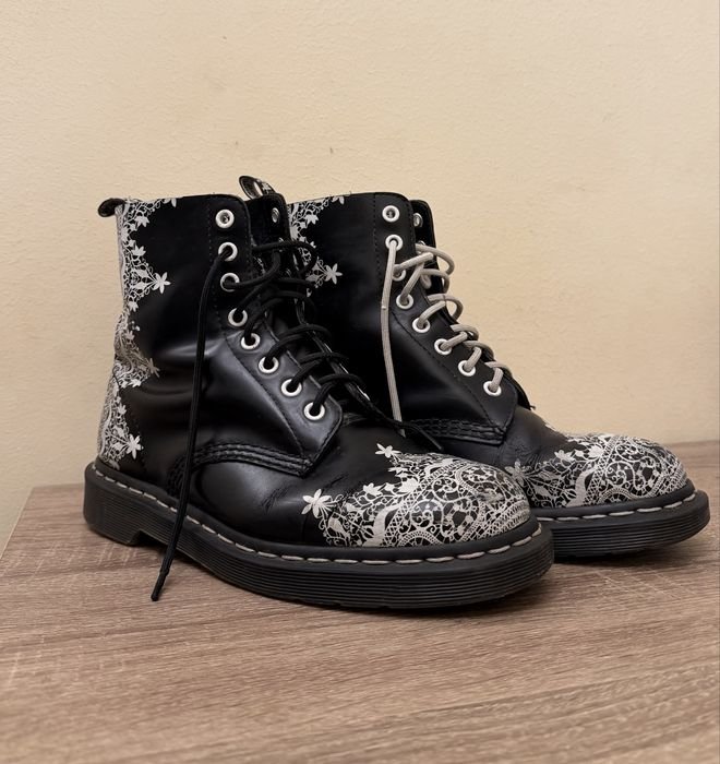 Мужской Dr. Martens Ботинки Чёрный Кожа 39