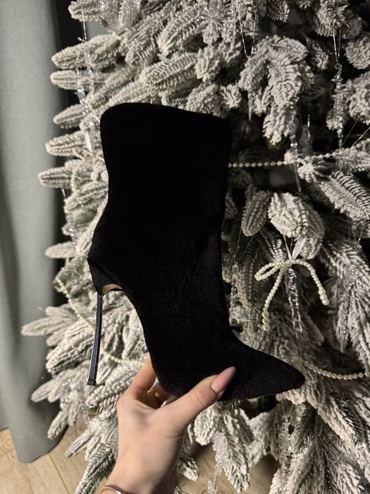 Женские Casadei Ботфорты Чёрные Кожа 36