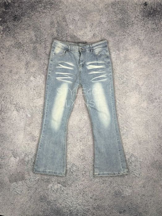 Herren Balenciaga Jeans Marineblau Denim