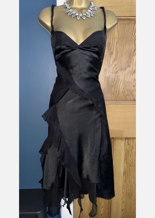 Женское Karen Millen Платье Чёрное Шёлк