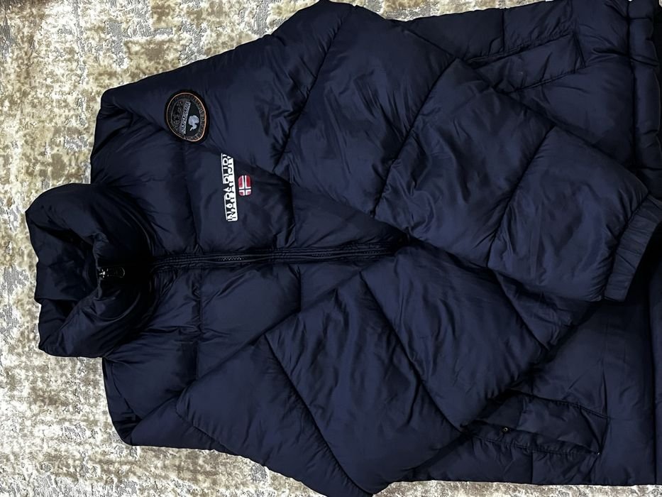 Мужской Napapijri Куртка Тёмно-синий 38