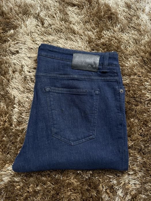 Homme Salvatore Ferragamo Jeans Bleu Marine Denim