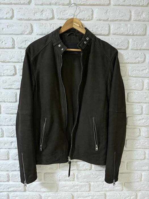 Мужской All Saints Куртка Коричневая Кожа М