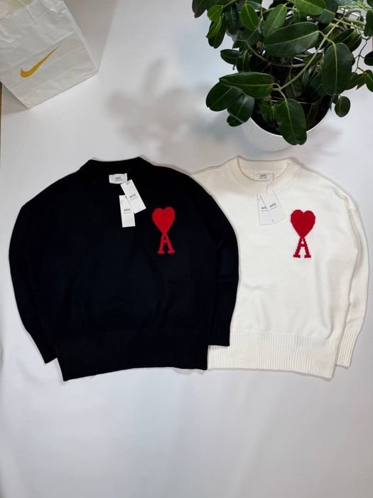 Donna Ami Maglione Nero Cotone 38
