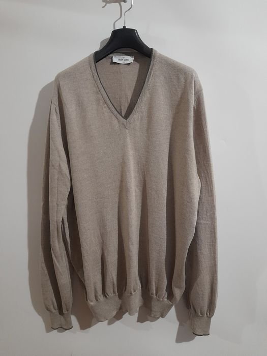 Мужской Gran Sasso Светр Бежевый XL