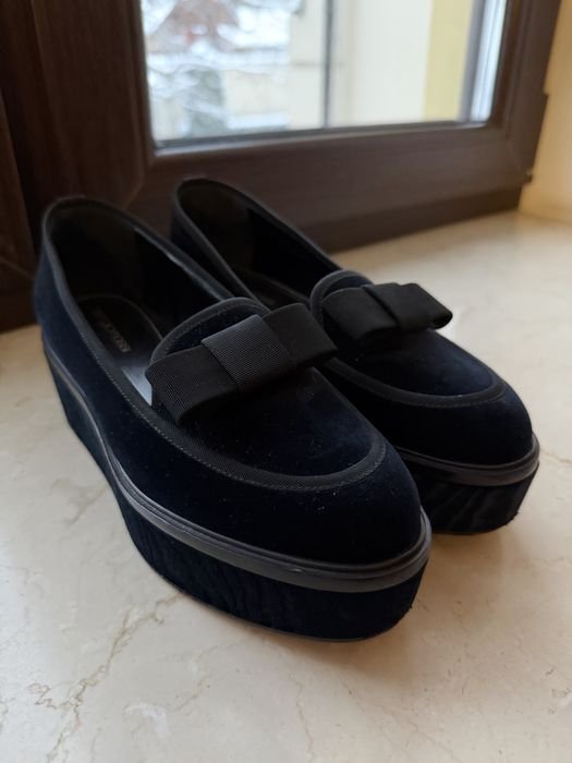 Women Sergio Rossi Heels Black Suede 37