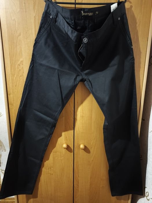 Homme Billionaire Pantalons Noir