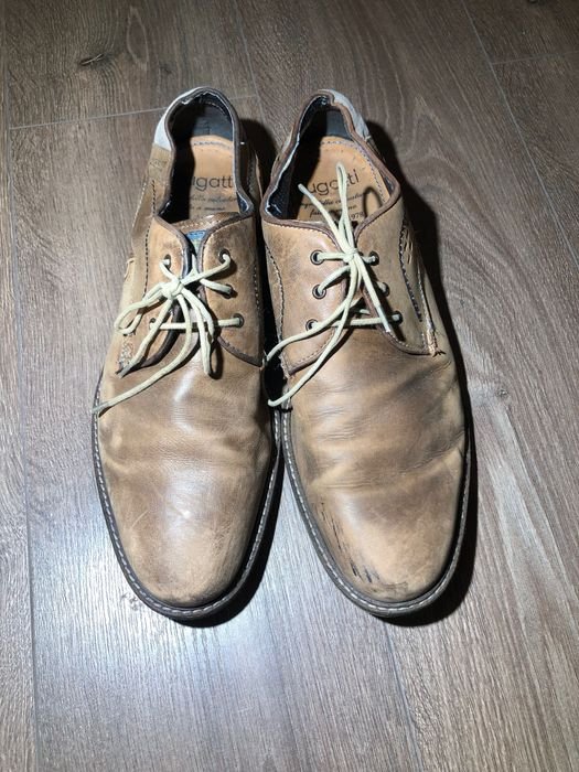 Мужской Bugatti Туфли Коричневый Кожа 45