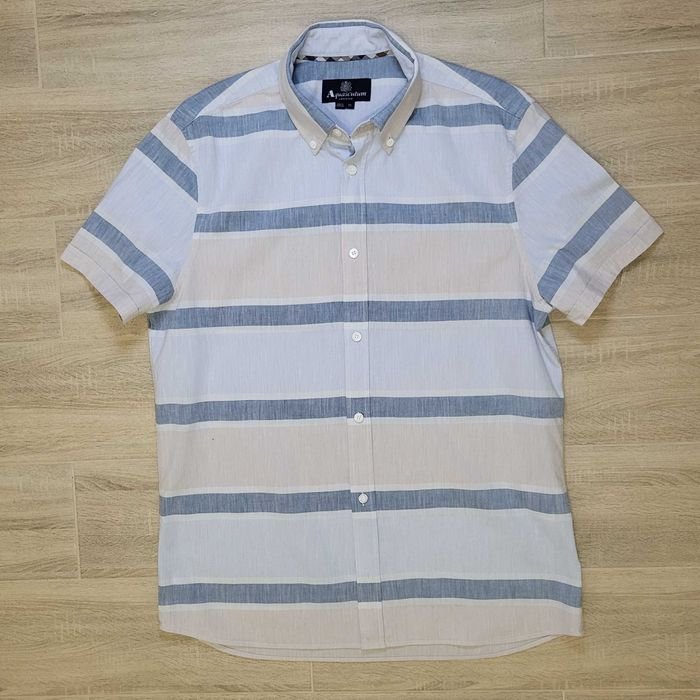 Мужской Aquascutum Рубашка Різнокольоровий 38