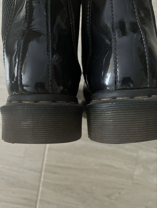 Женские Dr Martens Ботинки Чёрные Кожа 38