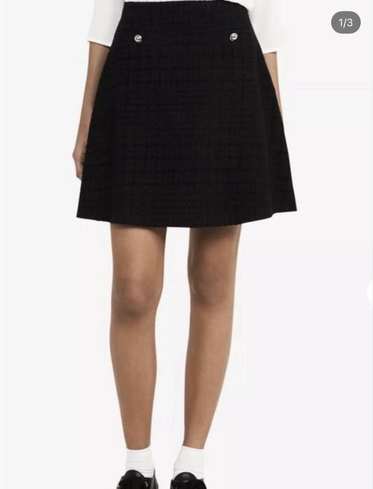 Damen Claudie Pierlot Rock Mehrfarbig Tweed 36