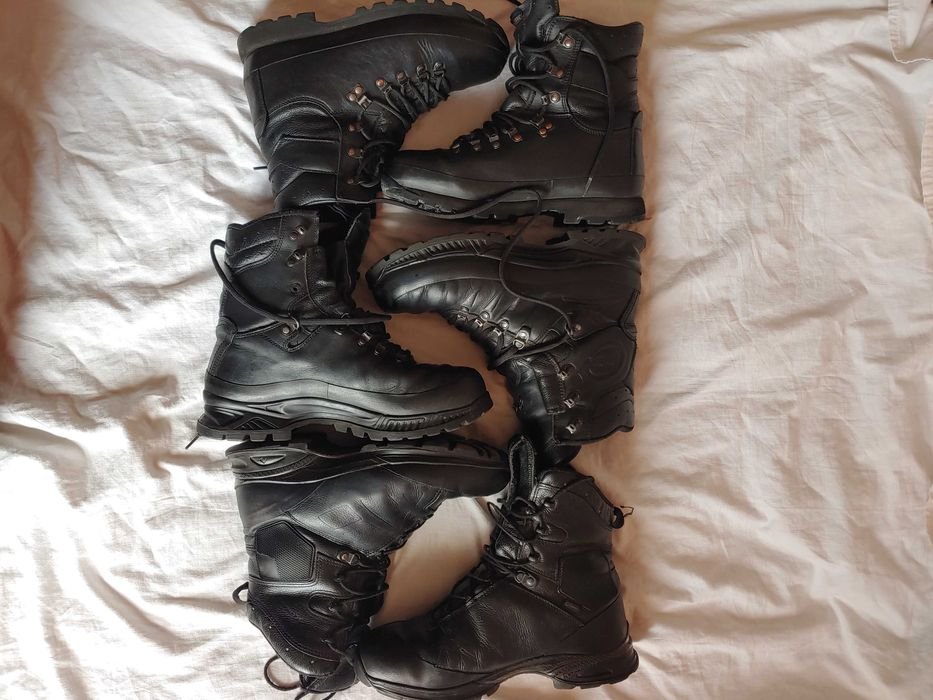 Homme Bottes Noires Cuir 44