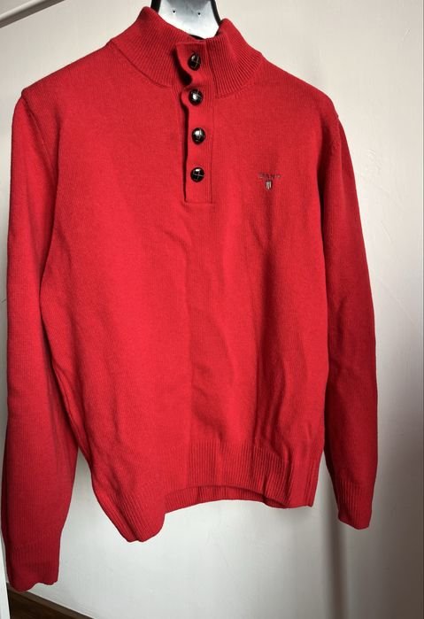 Homme GANT Pull Rouge Laine 42