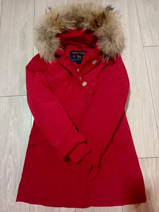Damen Woolrich Arctic Parka Rot 34