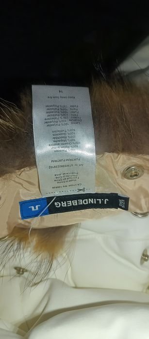 Femme J.Lindeberg Veste de Ski Blanche