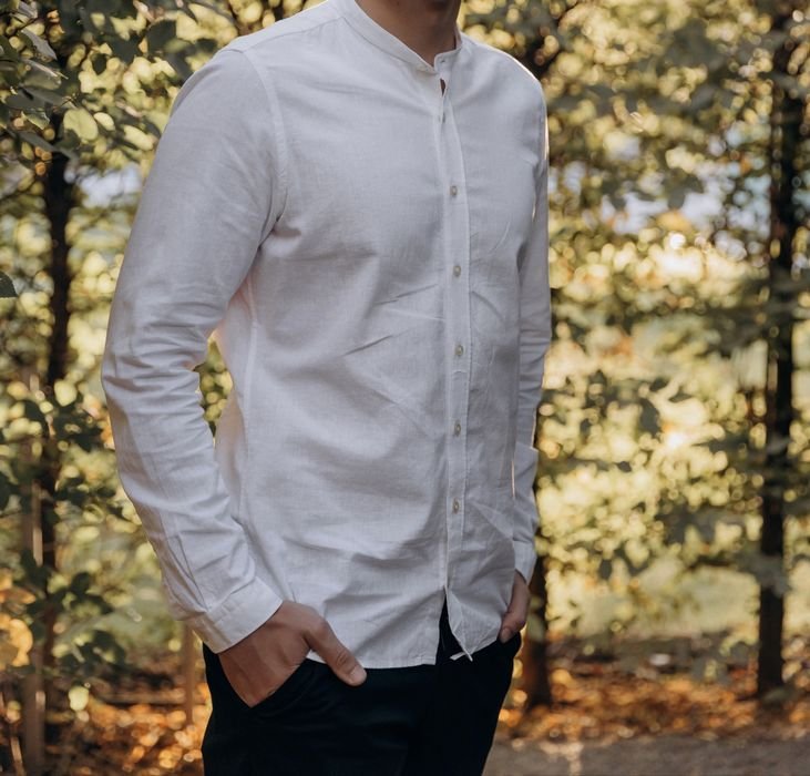 Herren Roy Robson Hemd Weiß 40