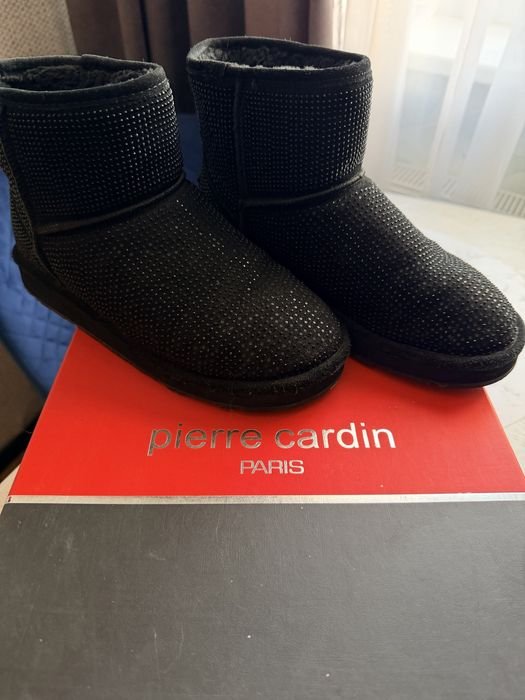 Damen Pierre Cardin Winter Uggs Schwarz Andere