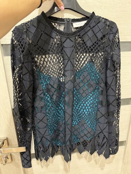 Женский Sandro Блуза Чёрный  S