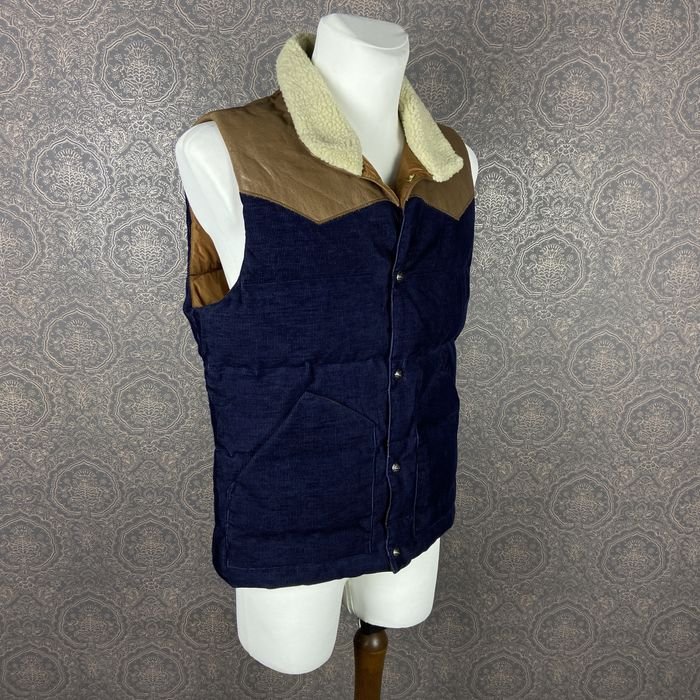 Мужской Scotch & Soda Жилет Тёмно-синий Хлопок 38