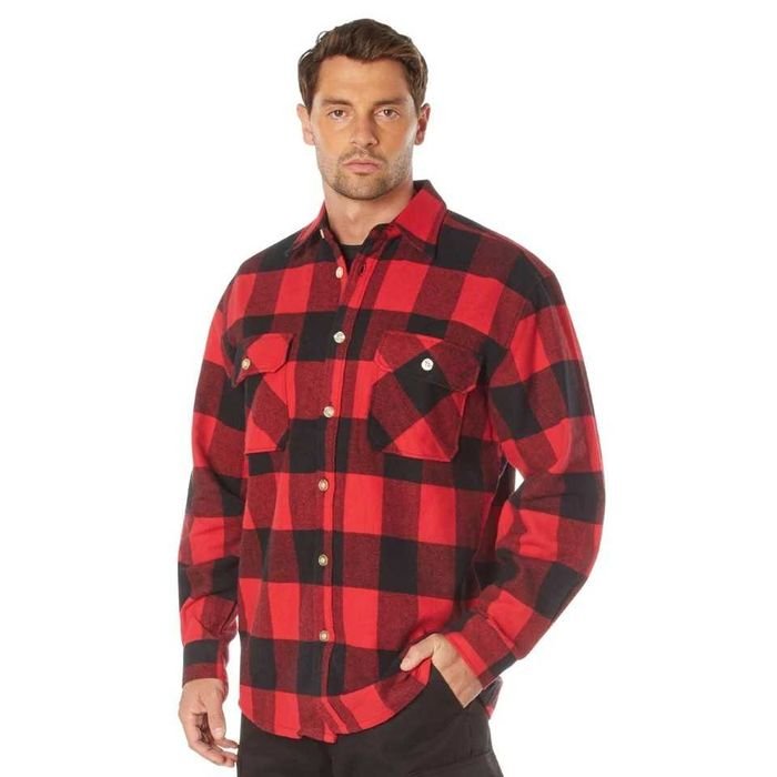 Men Woolrich Shirt Red Flannel Other