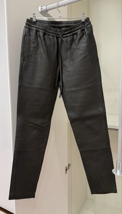 Женские Zadig&Voltaire Штаны Чёрные Кожаные 36