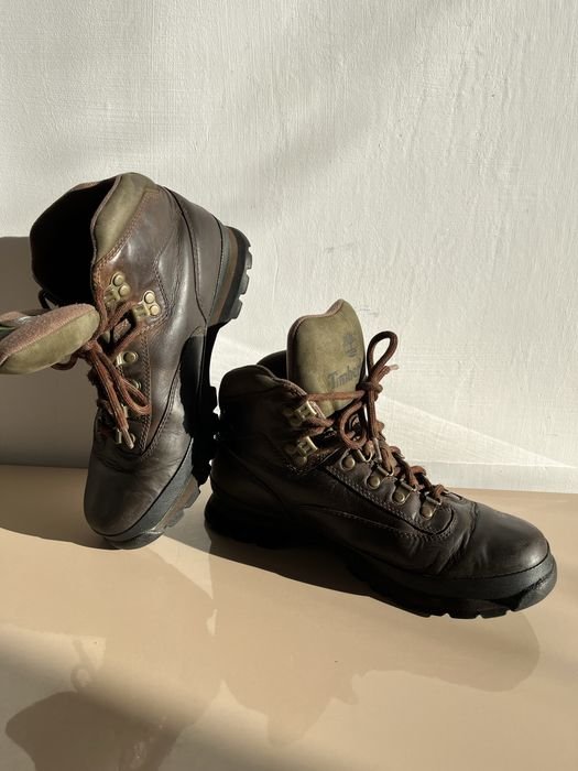 Men Timberland Boots Brown Leather 41