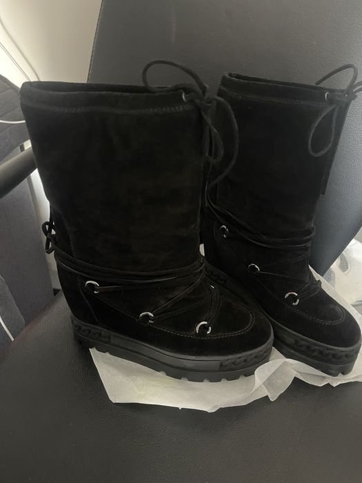 Herren Casadei Stiefel Schwarz Wildleder 38