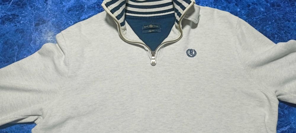 Herren Henry Lloyd Pullover Weiß Baumwolle 38