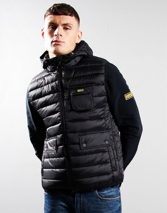 Homme Barbour Gilet Noir