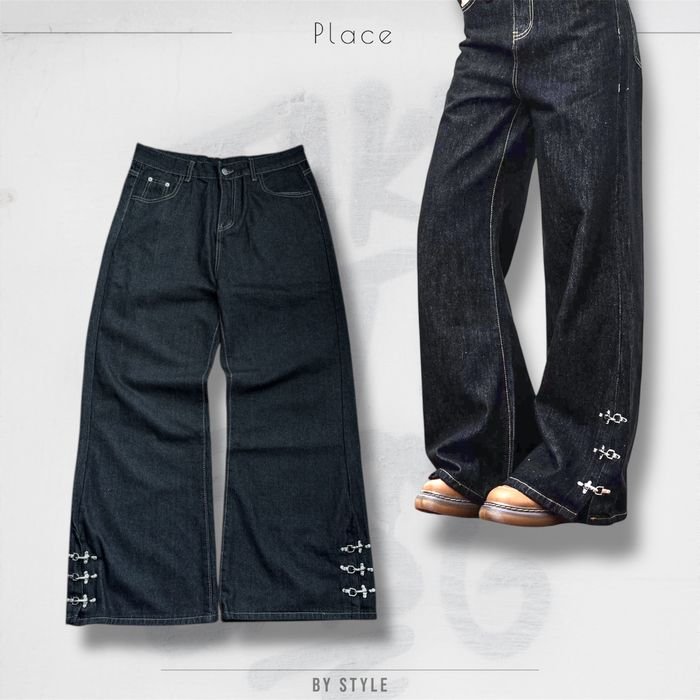 Homme Balenciaga Jeans Évasés Denim