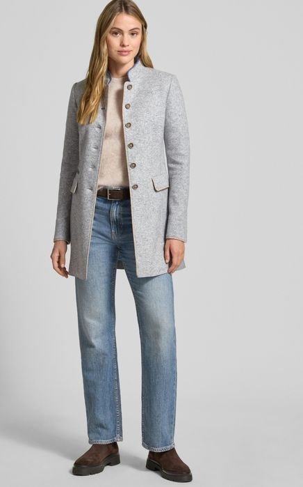 Женский White Label Пиджак Серый Шерсть 36