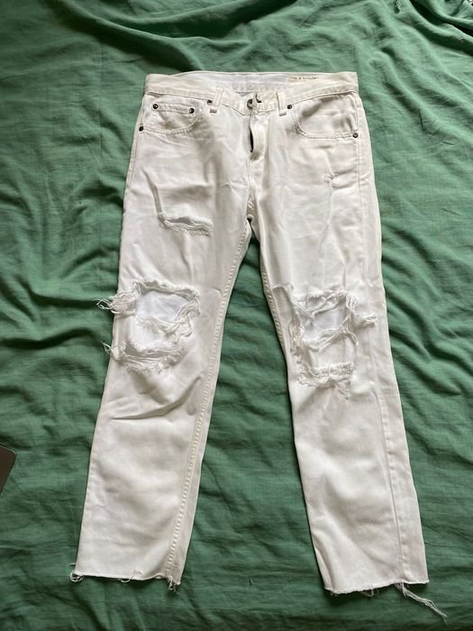 Женские Rag and Bone Джинсы Белые 40