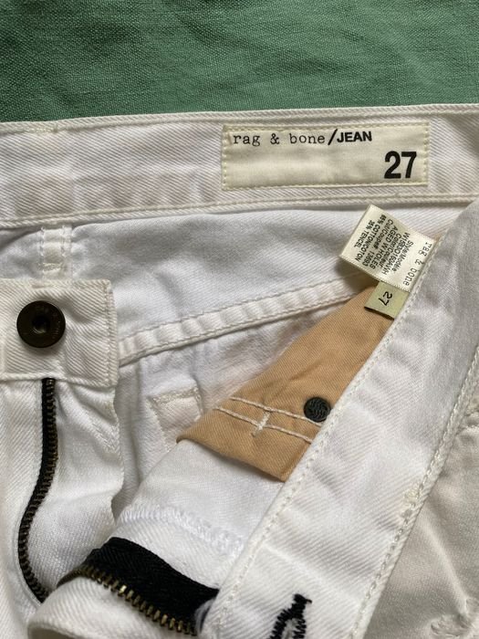Женские Rag and Bone Джинсы Белые 40