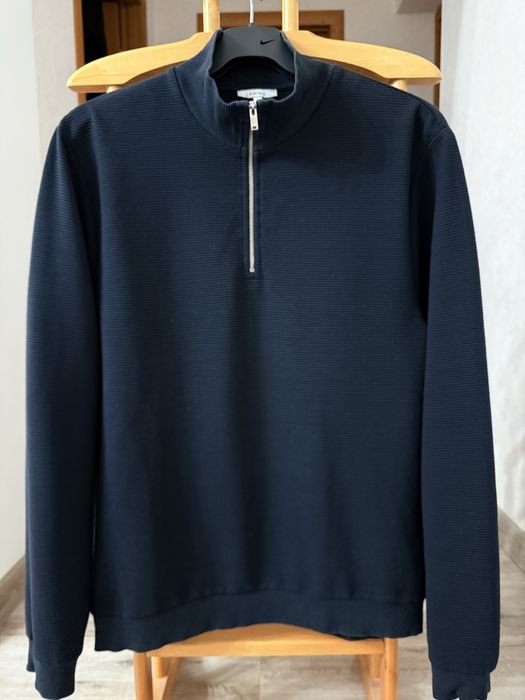 Мужской Hugo Boss Свитер Чёрный Трикотаж 38