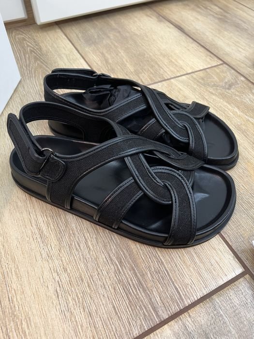 Femme Toteme Sandales Noires Cuir 37