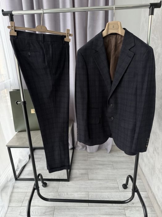 Женский Brunello Cucinelli Костюм Серый Кашемир 36