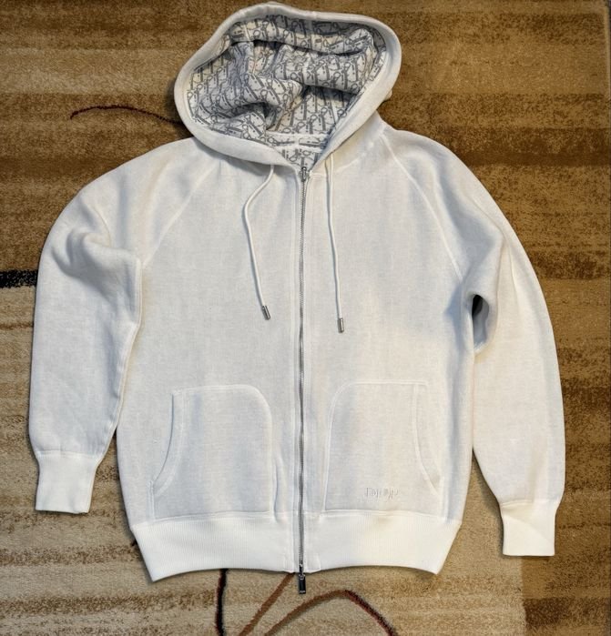 Men Dior Hoodie White