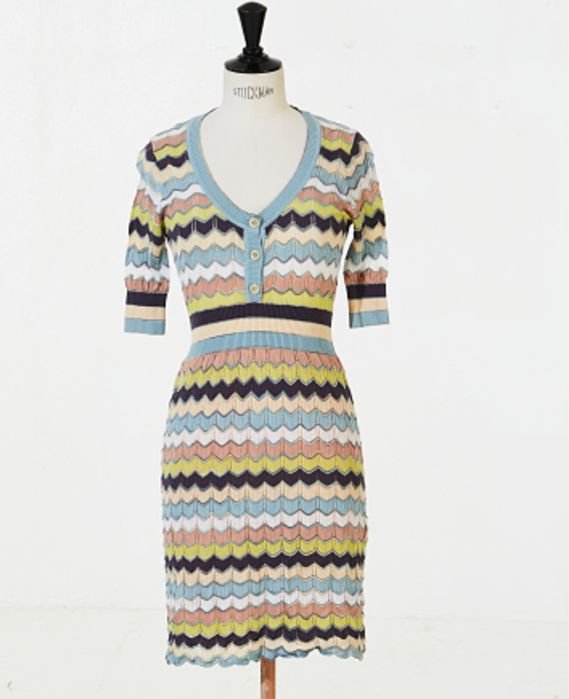 Women Missoni Dress Multicolor Cotton 42