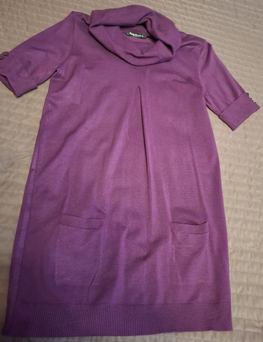Женский Платье Фиолетовый Вовна 36