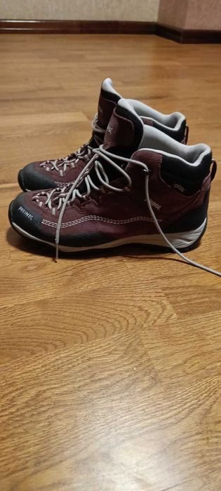 Женские Meindl Ботинки Бордовые Кожа 38.5