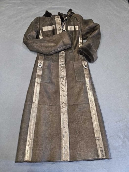 Donna Escada Cappotto Duffle Marrone 36