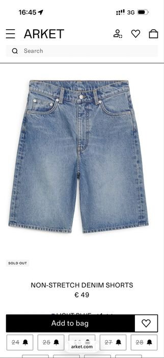 Женские Arket Шорты Синие