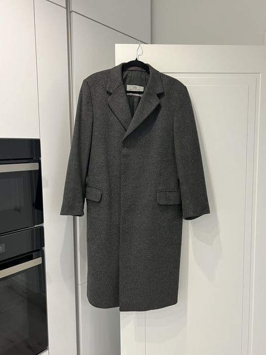 Женский Aquascutum Пальто Серое Вовна 38